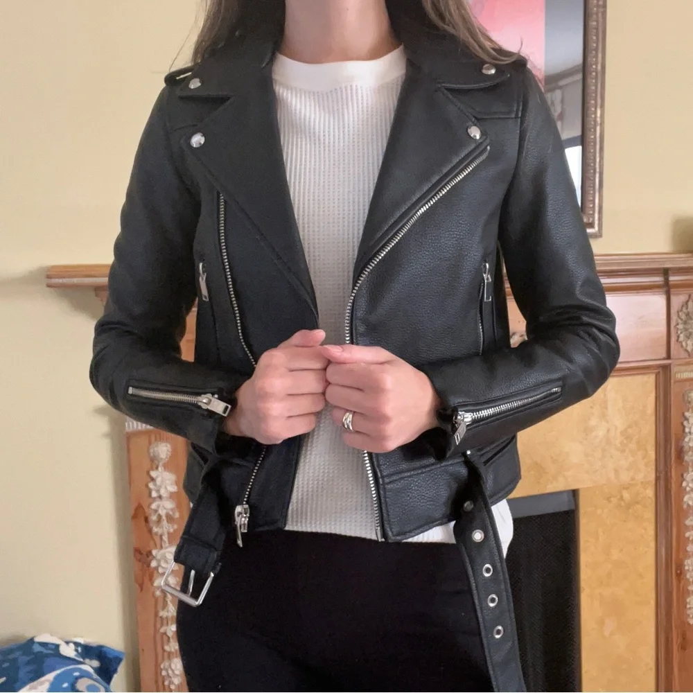 Zara leather jacket - Picture 3 of 6